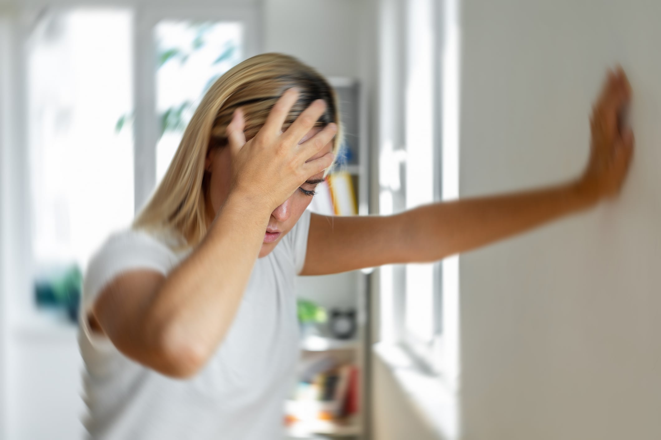 Person experiencing vertigo dizziness requiring specialized treatment in Campbell